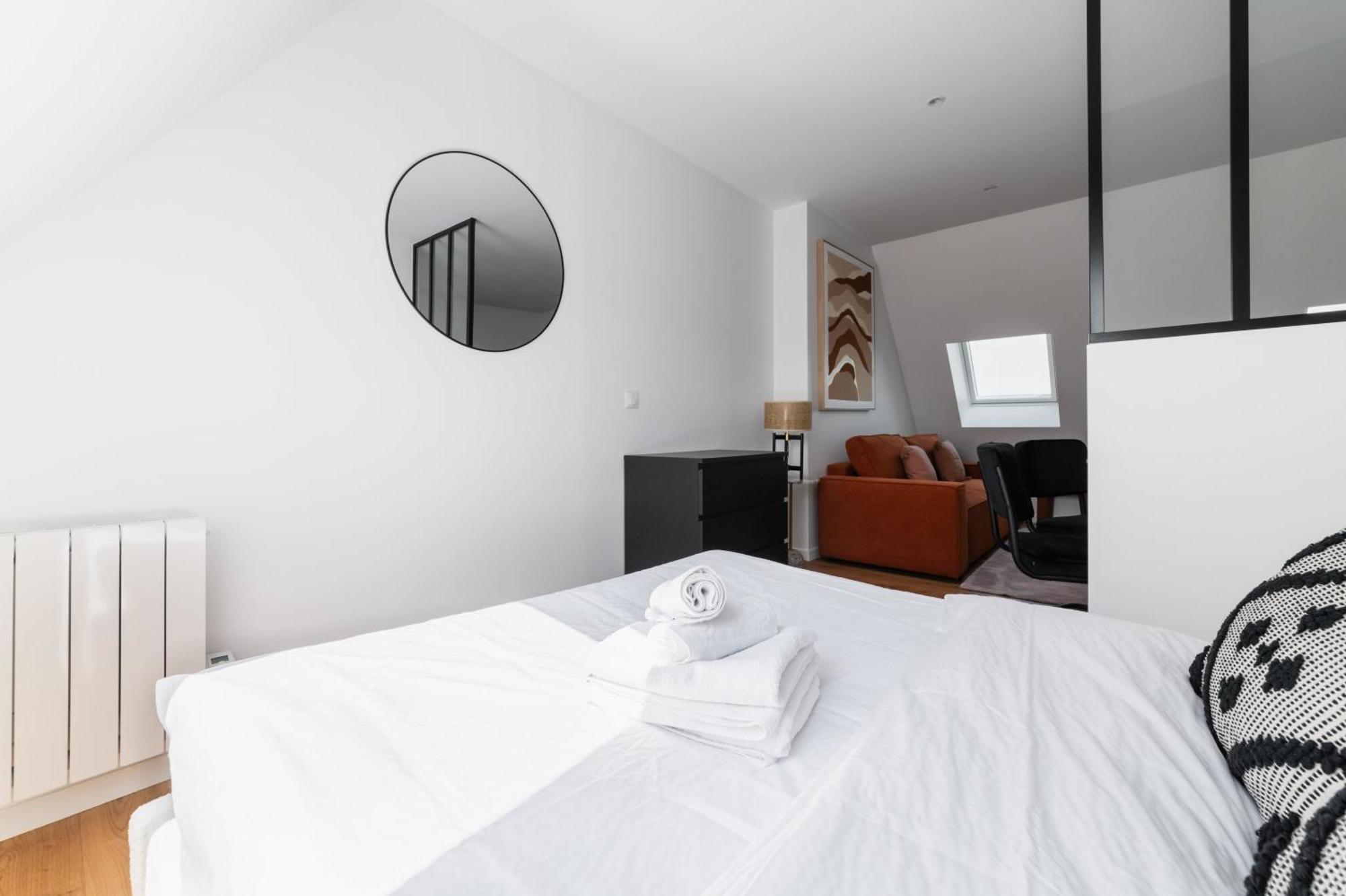 2 Pieces Refait A Neuf Dernier Etage - Paris 19 - 4P - Flat-Guest公寓 外观 照片