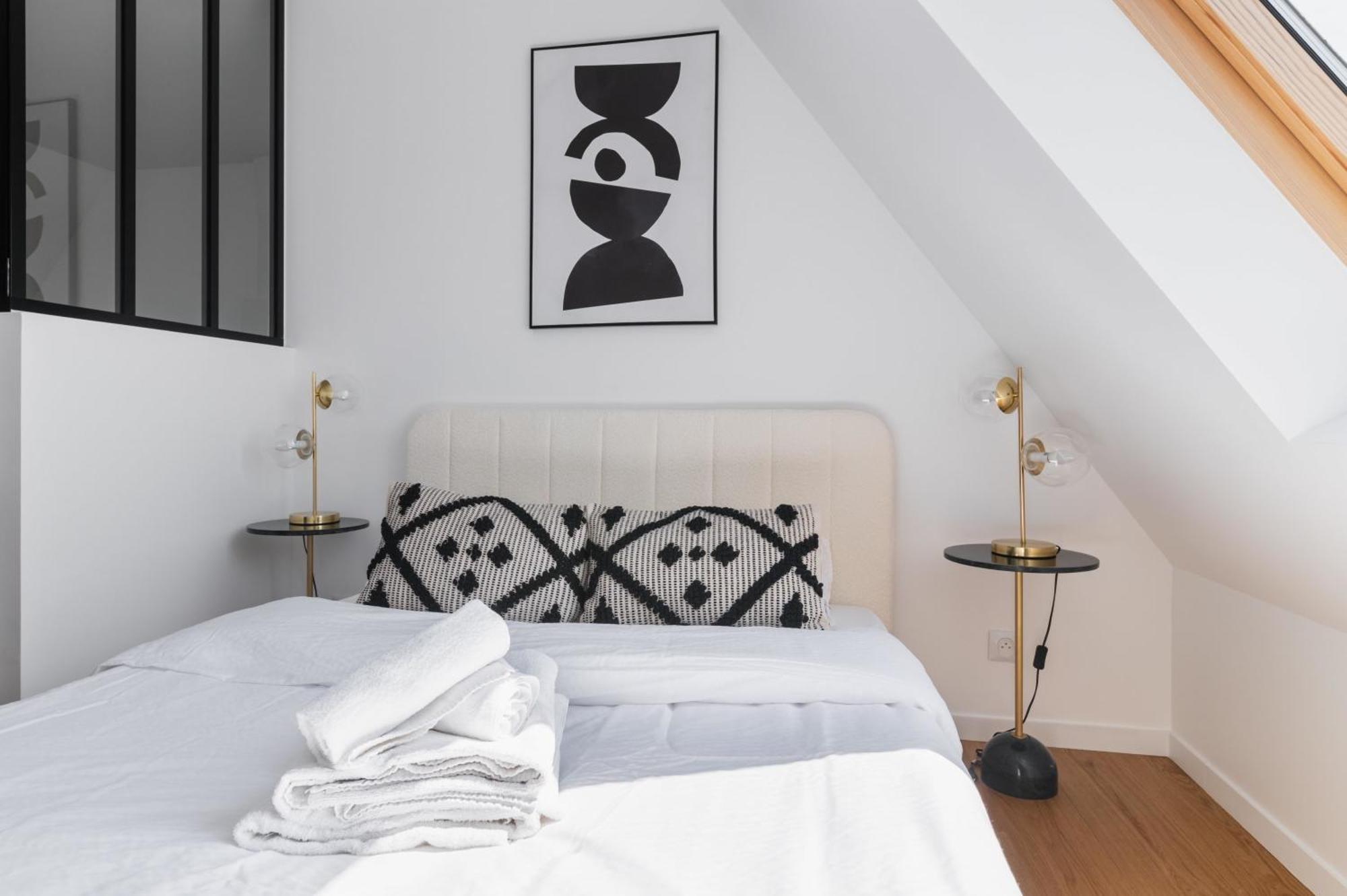 2 Pieces Refait A Neuf Dernier Etage - Paris 19 - 4P - Flat-Guest公寓 外观 照片