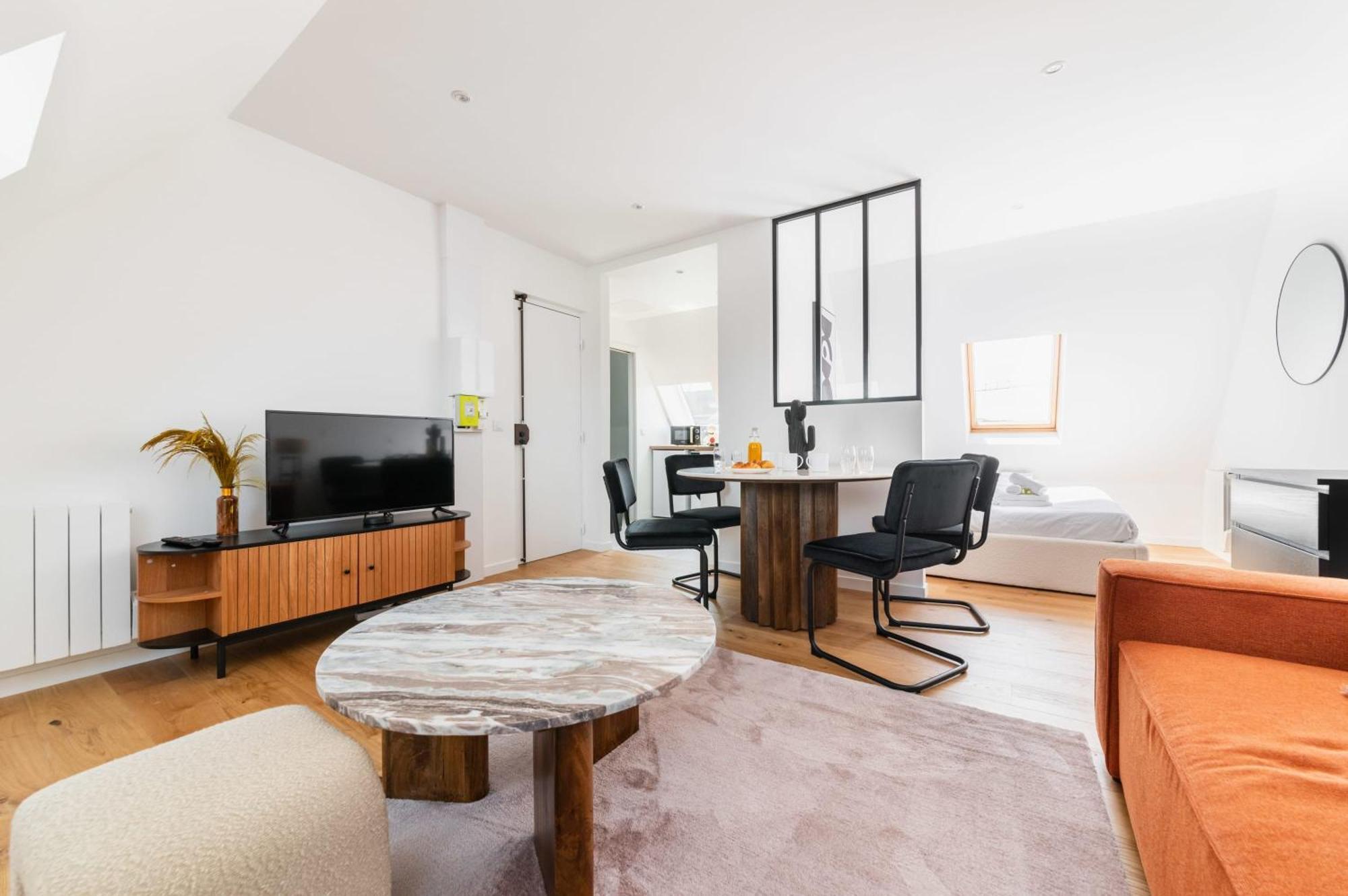 2 Pieces Refait A Neuf Dernier Etage - Paris 19 - 4P - Flat-Guest公寓 外观 照片